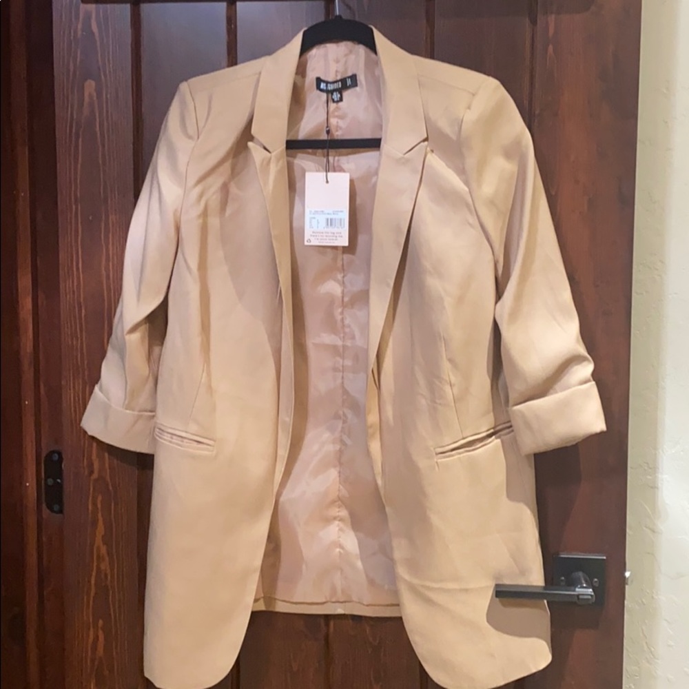 Tan blazer